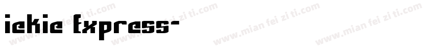 iekie Express字体转换